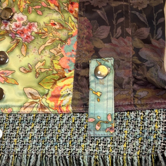 Bohemian Women's Floral Blazer with Tweed NWOT Size 6 - Picture 8 of 12